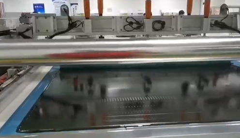 逸豪大板文字絲印機+懸吊隧道爐